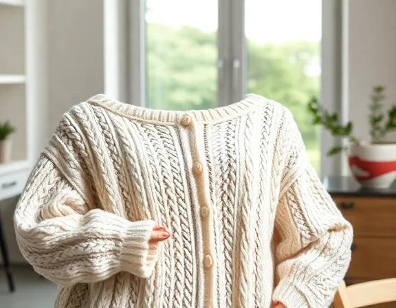 Strickcardigan Wolke