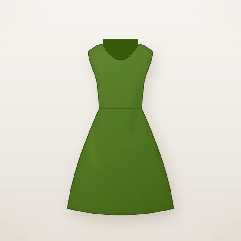 Wickelkleid Deichgold